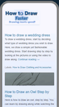 Mobile Screenshot of howtodrawfaster.com